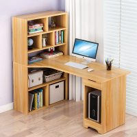 电脑台式桌简易家用小桌子书桌书架组合学生办公桌简约宜家经济型