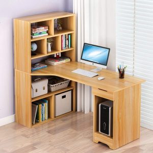 电脑台式桌简易家用小桌子书桌书架组合学生办公桌简约宜家经济型