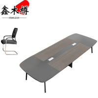 鑫木樽会议桌450*140*75cm十六椅套