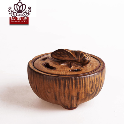 封后(FENGHOU)封后福炉香炉陶瓷卧居室创意熏香炉家用茶道香薰沉香檀香炉蝉悦香薰灯炉/器具