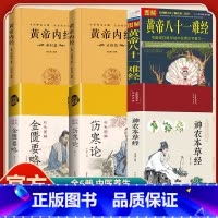 [全6册]中医四大名著(无删减) [正版] 中医四大名著全六册无删减 原著黄帝内经原版白话文皇帝内经素问白话版入门神农本