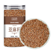 亚麻籽正品亚麻子仁生胡麻籽粉黄金炒熟亚麻籽泡水无硫非黄金亚麻9260