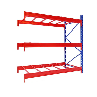 臻远 ZY4121496重型货架仓储高位货架单层称重1000kg 蓝橘色副架3层