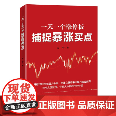 一天一个涨停板:捕捉暴涨买点 无形 中国经济出版社 正版书籍