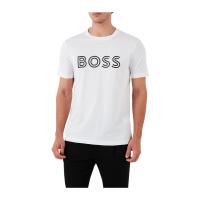 Hugo boss男士圆领短袖棉质徽标印花T恤休闲舒适百搭