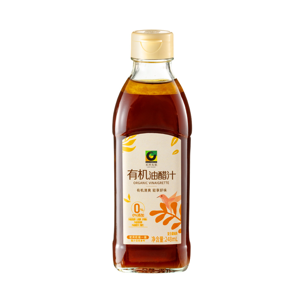 欣和 禾然有机油醋汁248ml 酱料沙拉酱日式蔬菜沙拉水煮菜凉拌