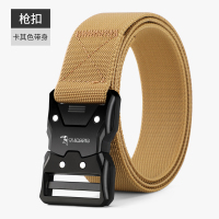 啄木鸟战术腰带男弹力自动扣裤腰带户外休闲工作帆布弹力军训裤带