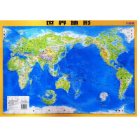 醉染图书世界地形 水晶版9787557207946