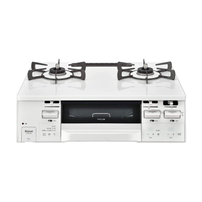 日本原装进口 RINNAI林内 台式燃气灶烤箱灶 HOWARO系列2眼灶 ET66WH4RGA-WR-13A天然气