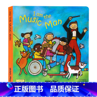 [正版]Child's Play 我是音乐家 I am the Music Man 纸板书 韵文童谣洞洞书 英文原版绘