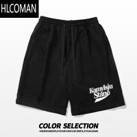 HLCOMAN美式休闲短裤男夏季嘻哈潮流运动裤大码外穿港风宽松五分中裤