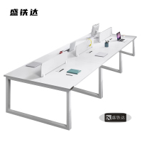 盛铁达 办公桌带线槽 5000*1200*750mm STD-XTBG13 张
