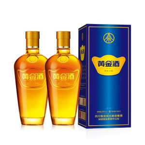 [酒厂直营]黄金酒万福酒39度480ml 2瓶装 露酒送礼自饮