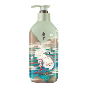 阿道夫(ADOLPH)神兽山海经茶麸护理专研洗发水男士女士洗发膏祛屑洗发露洗护套装 祛屑止痒洗发水350ml