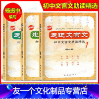 第123册[全3册] 初中通用 [友一个正版]新版走进文言文初中文言文助读精选123 第一二三册套装3本 杨振中编写 上