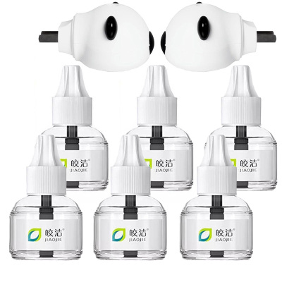 皎洁 电热蚊香液 40毫升6液2器(计时款) 组