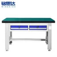 铭思达重型钳工操作台1.2米平二抽张