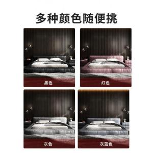 森美人床北欧现代简约工业风轻奢主卧榻榻米落地矮床欧式双人公主床