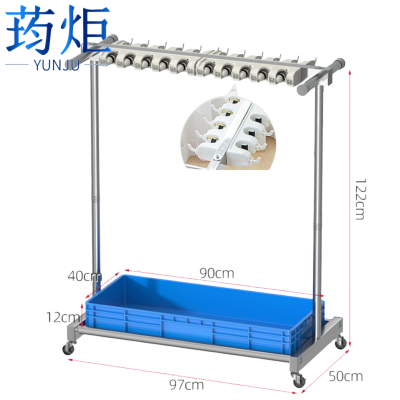 荺炬扫把置物架48钩个