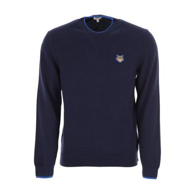 高田贤三(Kenzo)男款长袖羊毛针织衫圆领休闲运动卫衣外套秋冬时