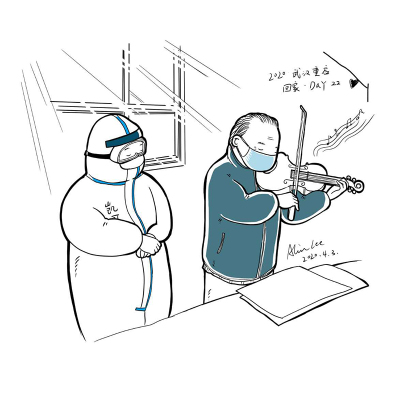 2020武汉日记:方舱手绘小姐姐的抗疫画集