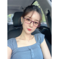 2021新款尚镜可配近视眼镜舒适潮流全框大脸轻便框弹性漆男女镜框