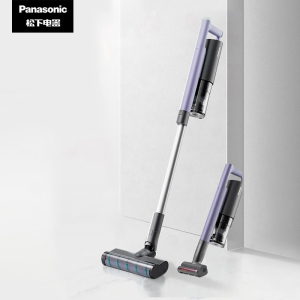松下(Panasonic)吸尘器家用无线手持式大吸力持久续航除尘除螨车载家用多功能吸尘机 MC-A10V-墨荷紫