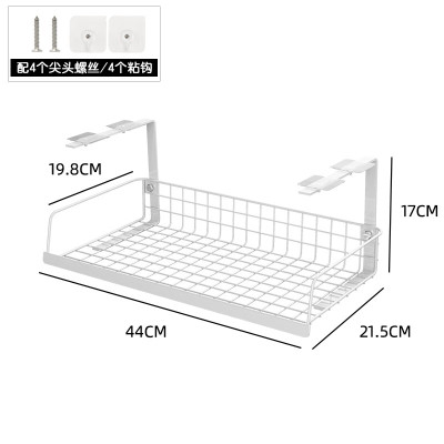 墨申桌下理线架理线器桌面桌底神器整理电线路收纳路由器放置架排插座