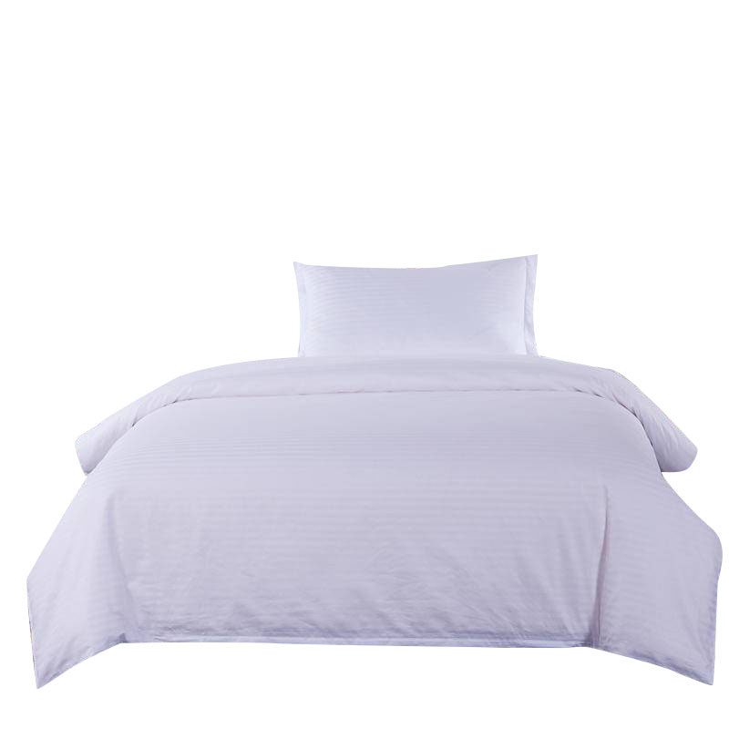比韩(BIHAN)纯色暗条纹床上用品床单款颜色可定制