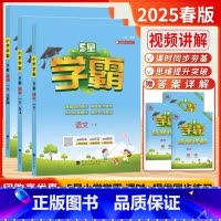 2025春[1下]语+数+英(3本.江苏版) 小学一年级 [正版]2025春新版学霸 一年级上册语文数学江苏教版小学学霸
