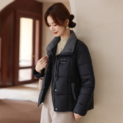 新款成熟妈妈装短款冬装棉服女显高显瘦中老年女士休闲冬装外套厚