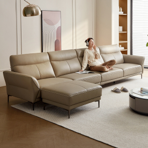 全友家居真皮沙发头层牛皮客厅2022年新款现代简约皮艺沙发