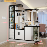 客厅酒柜简约现代屏风进厅隔断柜双面入户鞋柜间厅柜子玄关柜