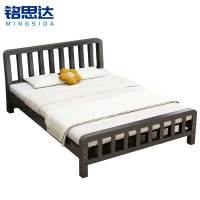 铭思达铁艺床1米含床垫套