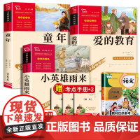 小英雄雨来童年爱的教育童年六年级上册书必读课外书 快乐读书吧6年级课外阅读书籍经典书目 四年级高尔基完整版原著正版