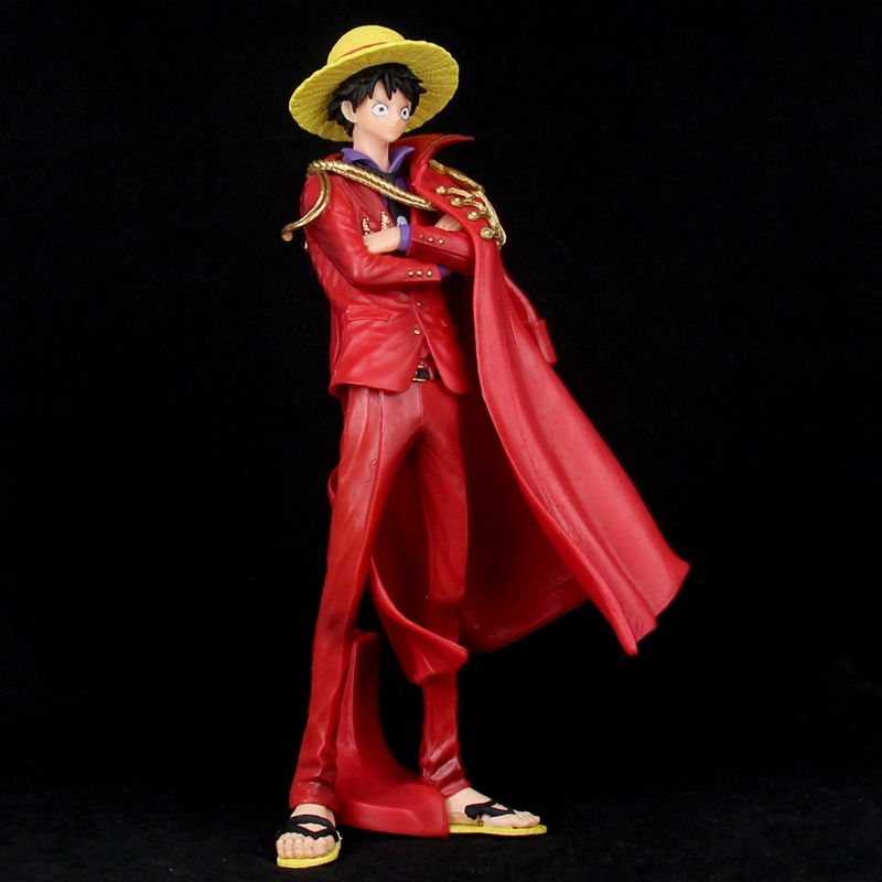 海贼航海王20周年纪念版大号组立式披风红衣路飞手办公仔模型摆件