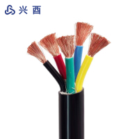 兴酉 铜芯通用软电缆 RVVZ-3*50+2*25平方 米