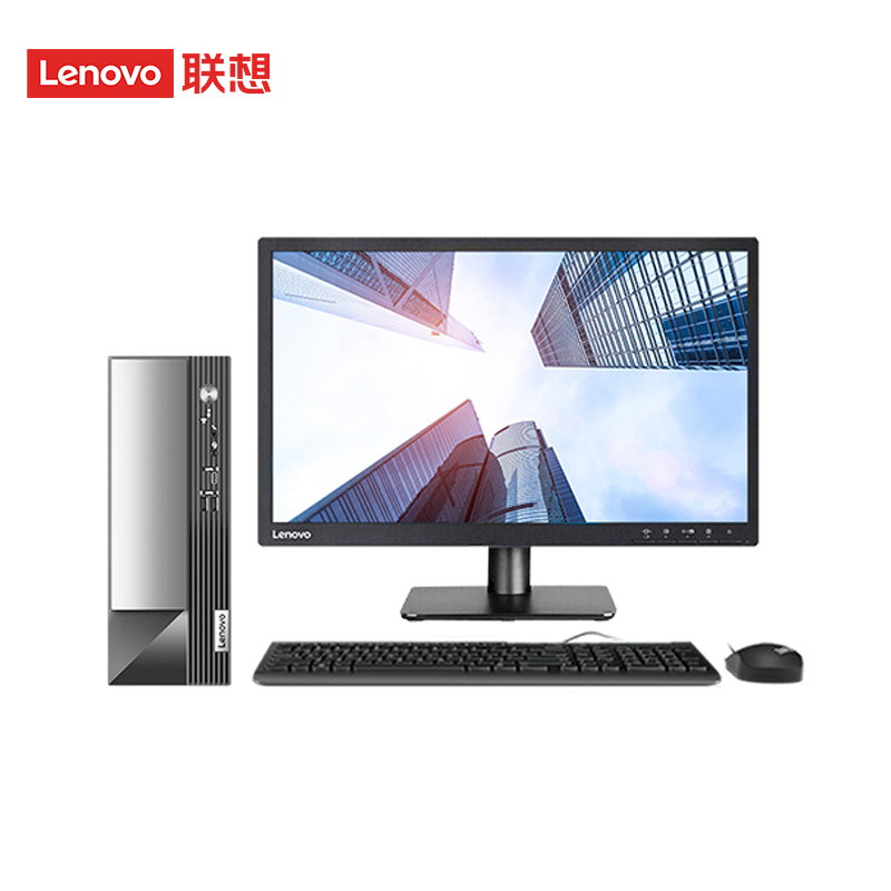 联想(Lenovo)扬天M4000q 个人商务台式机电脑整机 定制(G6900 8G 1T+256G SSD wifi6 win11 )配21.5英寸显示器