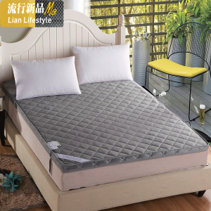 竹炭床垫1.5m1.8m软垫学生宿舍单人1.2m米折叠榻榻米褥子海绵垫被 三维工匠