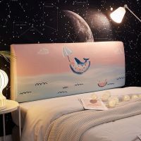 床头套罩 床头罩全包软包床靠背罩北欧风格简约现代可拆洗 在水一方 高度50~65*长度220cm(通用)