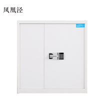凤凰泾钢制密码文件柜保险柜铁皮资料柜单节白色国宝锁420*900*900