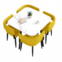 悦兴诚家用小方桌 一桌4椅90*75cm 套