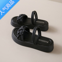 SUNTEK凉鞋女夏平底2023年新款百搭网红仙女风配裙子两穿罗马厚底凉拖鞋