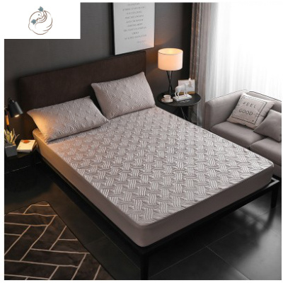 床笠单件棉夹棉保护套棉加厚防滑薄棕垫床垫套1.8m床罩舒适主义