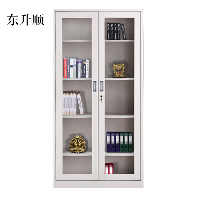 东升顺钢制办公文件柜铁皮柜矮柜资料密码带锁凭证档案员工储物柜