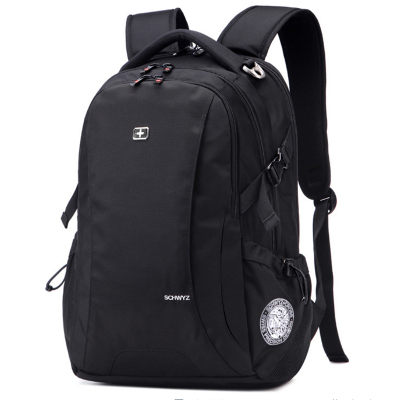 瑞士军刀15.6/17.3英寸大容量男士双肩包背包女学生书包电脑数码包旅行包双肩电脑包简约版小号15.6寸