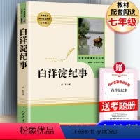 [正版]赠考题册人教版 白洋淀纪事 孙犁 人民教育出版社 语文 平装 原著初中生青少版课外书七年级 名著阅读+七年级
