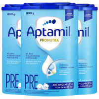 [3罐装]Aptamil德国原装进口爱他美经典版pre段0-6个月婴幼儿配方奶粉800g