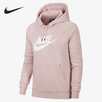 Nike耐克女装2021春季新款连帽休闲运动训练套头衫卫衣BV4127-645