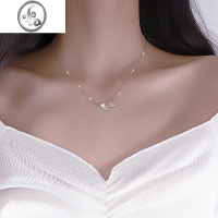 JiMi郁金香项链女生银银轻奢小众高级感玉髓2023新款母亲节礼物送妈妈